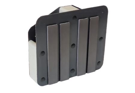 BENCHMASTER TWO PISTOL RACK MAGNETIC STRIP