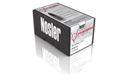 NOSLER 22 Cal .224 55 gr Varmageddon FBHP 500/Box