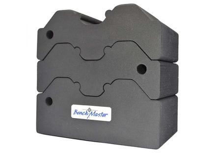 BENCHMASTER WEAPON RACK ADJUSTABLE 3PIECE BENCH BLOCK