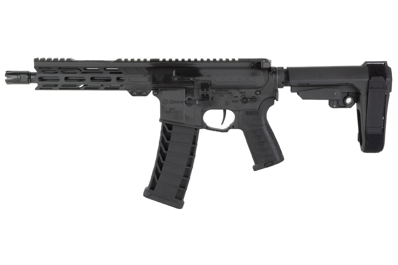 CMMG Banshee MK4 9MM Pistol with Brace Black