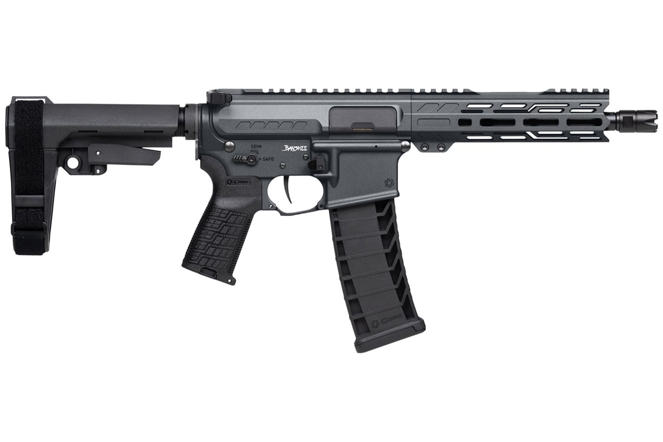 CMMG Banshee MK4 9MM Pistol with Brace Tungsten