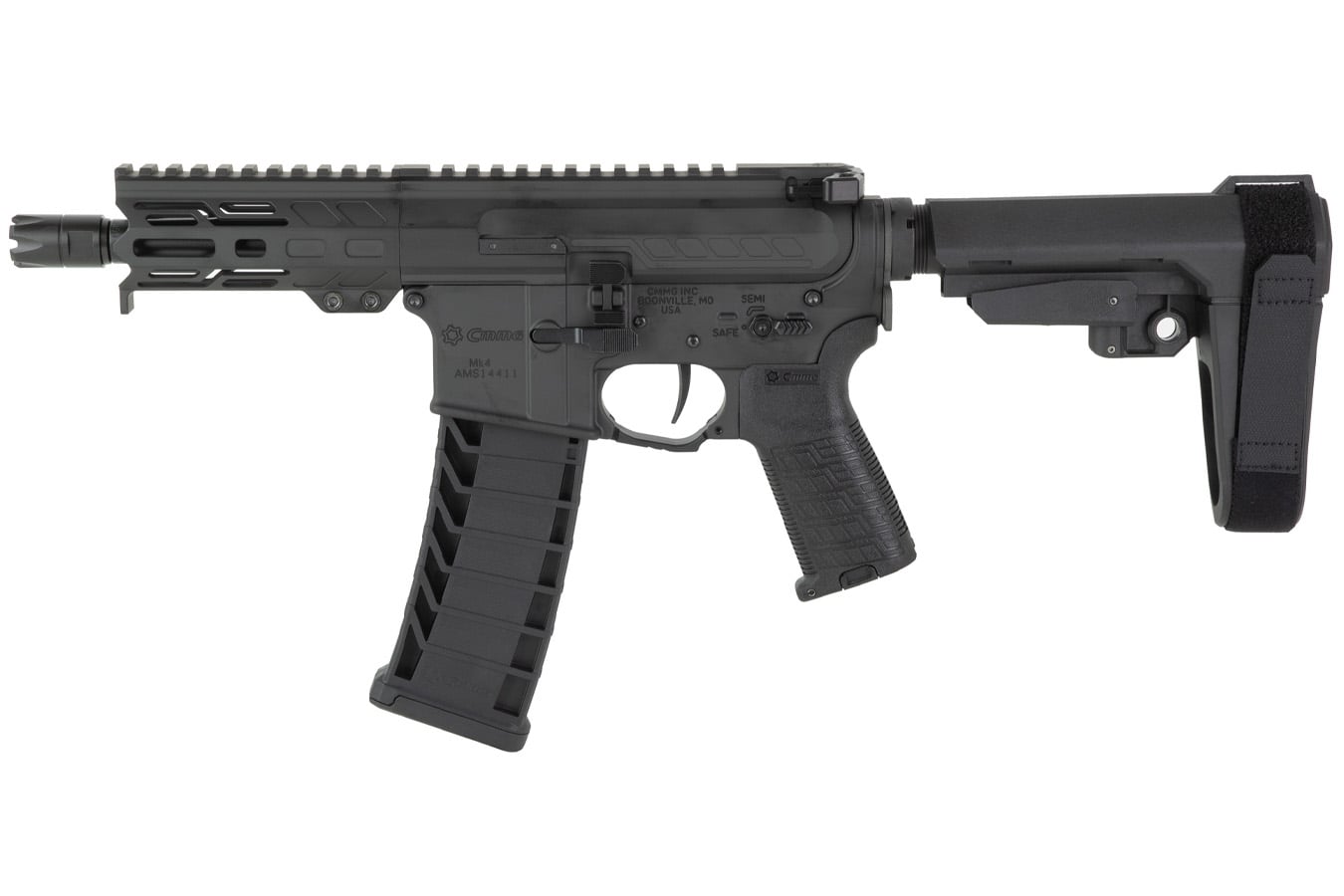 CMMG Banshee MK4 9MM Pistol with Brace Black