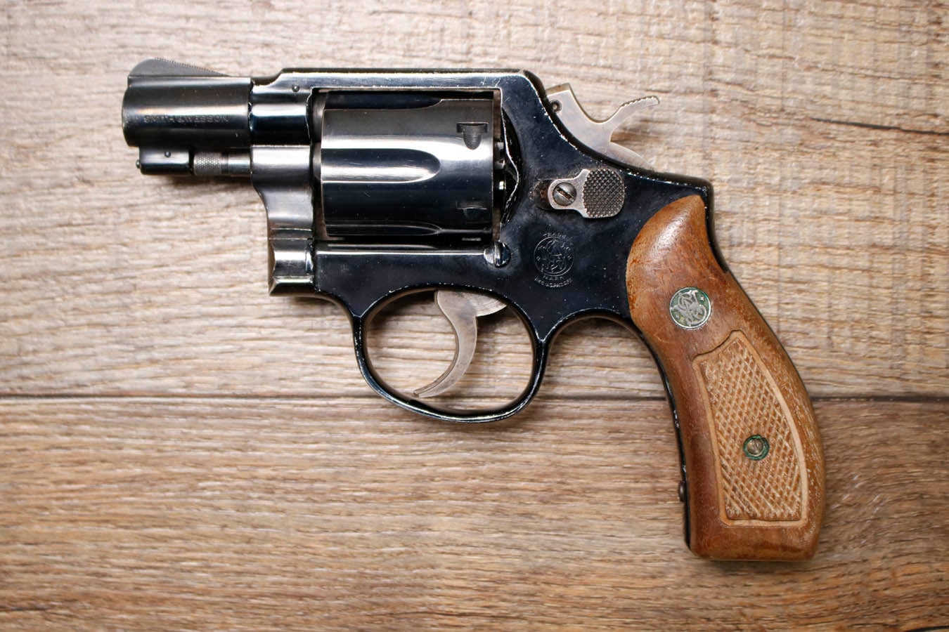 Smith & Wesson 12-2 Airweight 38 SPL Police Trade-In Revolver