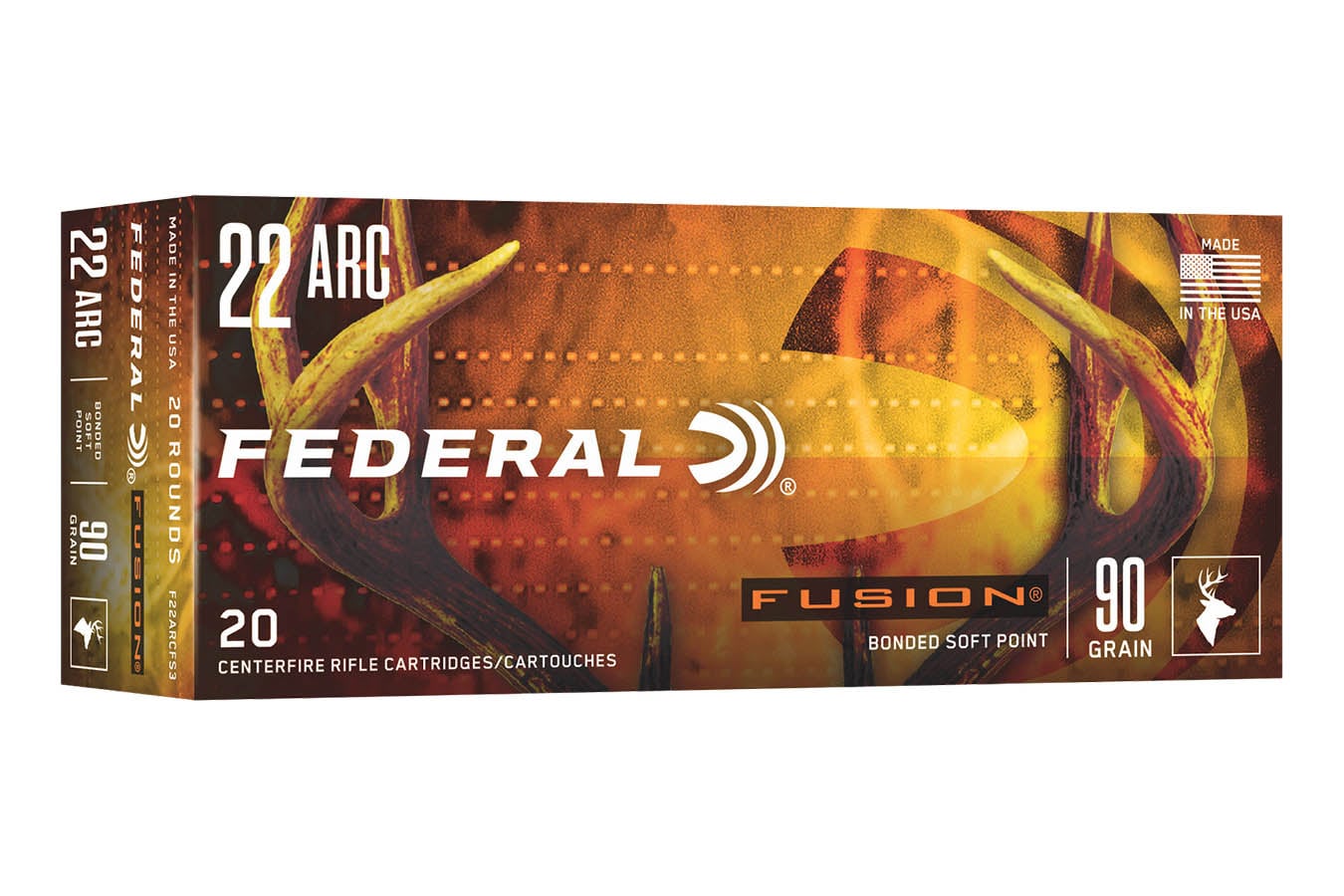 Federal 22 ARC 90 gr Soft Point Fusion 20/Box