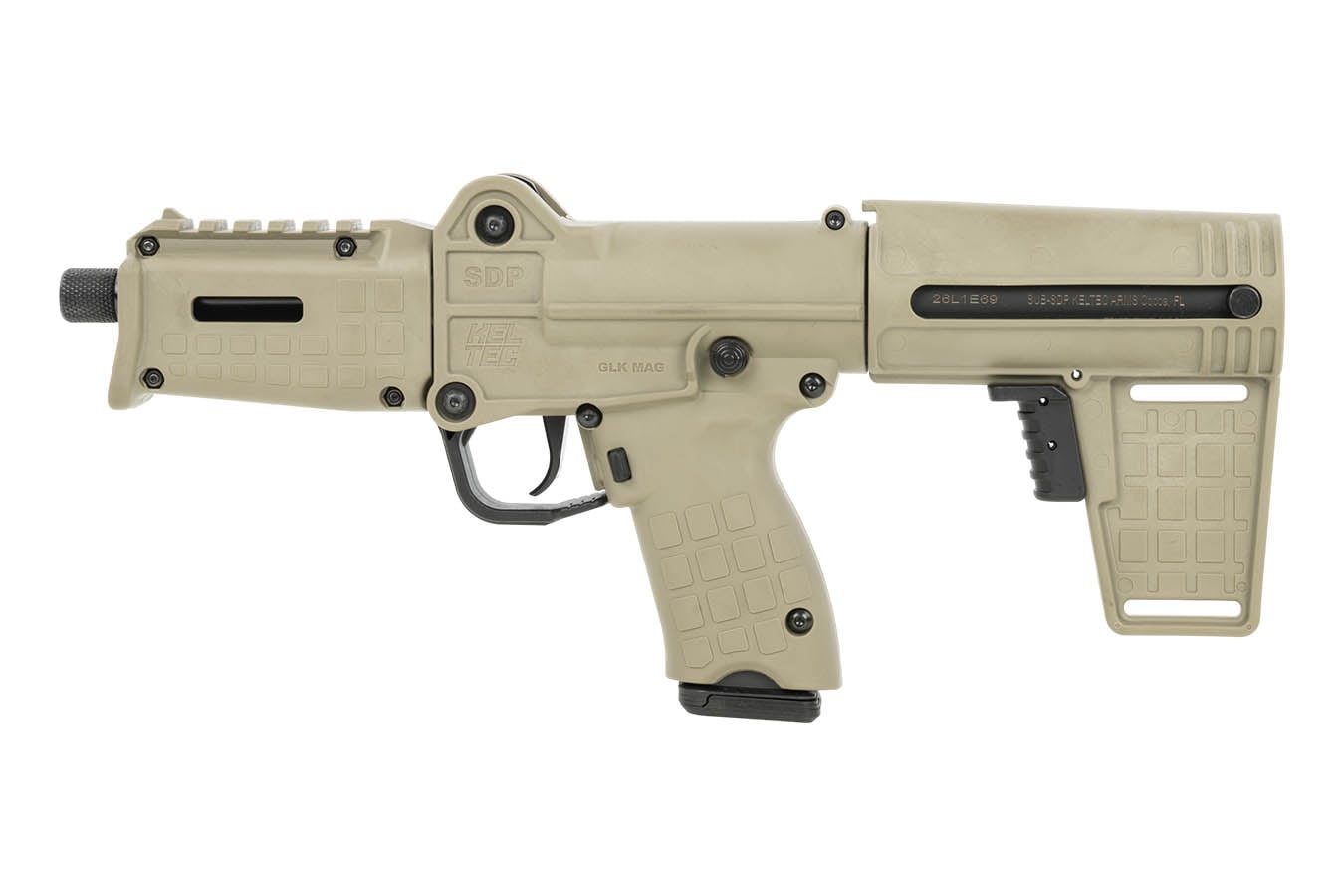 Kel-Tec SUP SDP 9mm Semi-Auto Pistol with FDE Finish