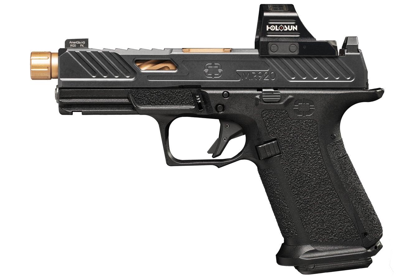Shadow Systems MR920 Elite 9mm Pistol with Holosun 507C Red Dot and Threaded Barrel