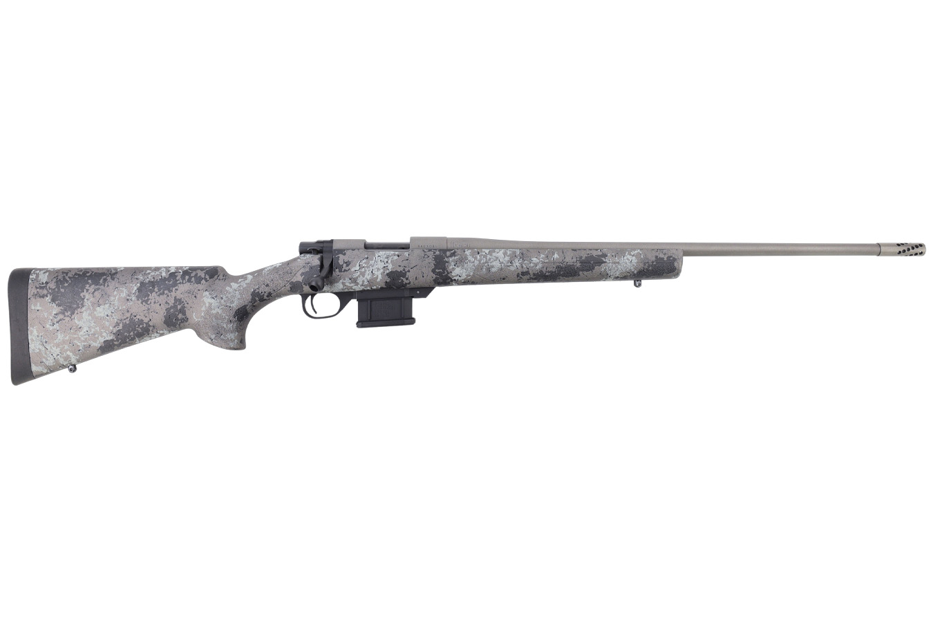 Howa M1500 Fence Line 22 ARC Bolt Action Rifle with Prairie Reaper Camo Stock