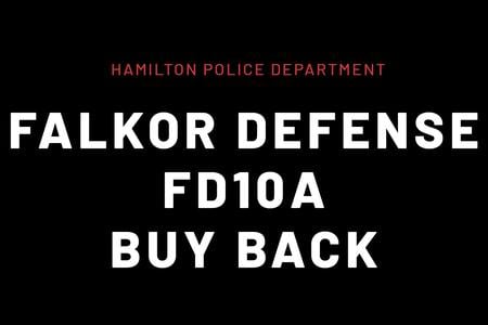 HAMILTON POLICE DEPT FALKOR DEFENSE FD10A 308 RIFLE W BIPOD AND SLING BUYBACK