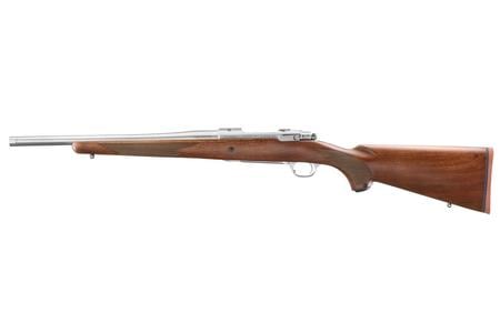 RUGER HAWKEYE HUNTER RIFLE .243 WIN 4RD MAGAZINE 16.6` 5/8X24 THREADED BARREL WALNUT