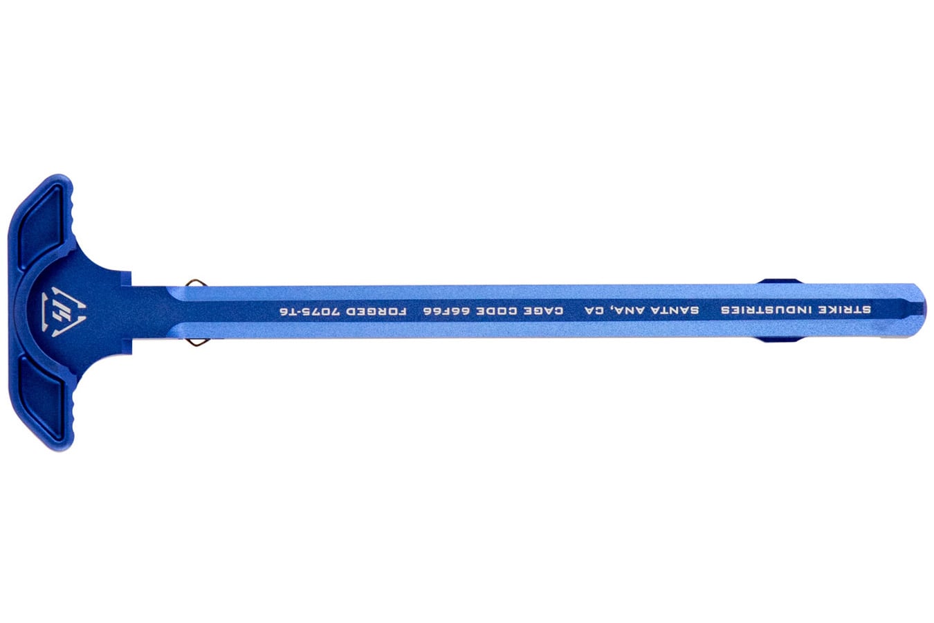Strike Ind Ar-15 Latchless Charging Handle Blue