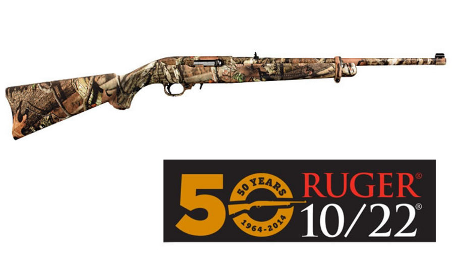 RUGER 10/22 22LR 50TH ANNIVERSARY MOSSY OAK