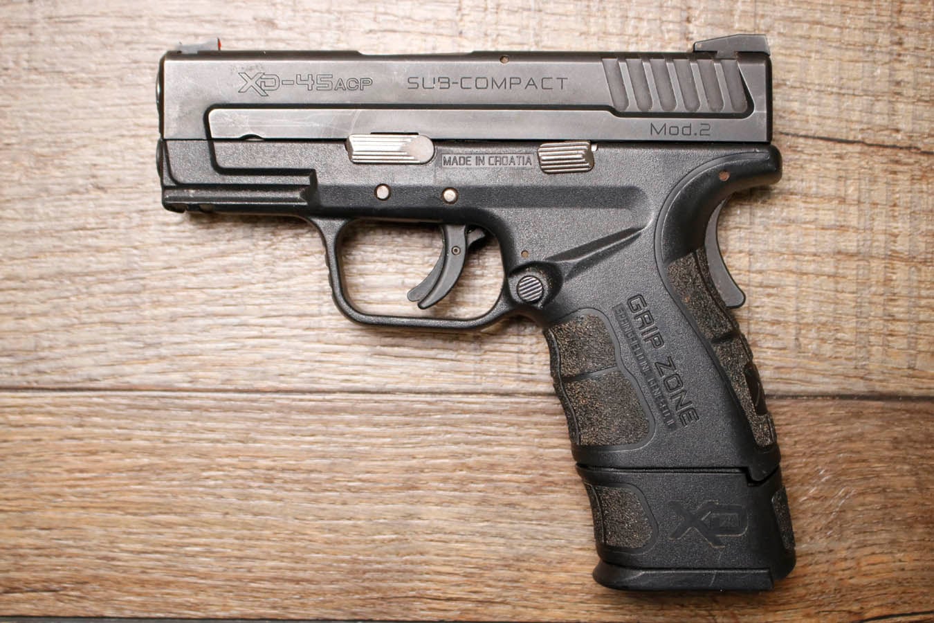 Springfield XD-45 Mod.2 Subcompact 45 ACP Police Trade-in Pistol with Grip Zone
