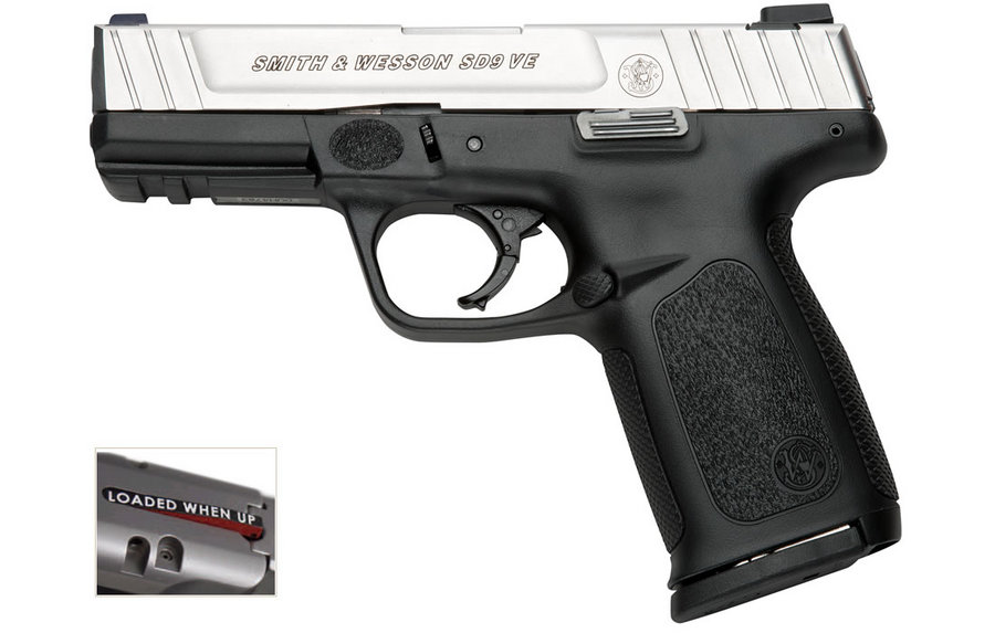SMITH AND WESSON SD9 VE 9MM STAINLESS (CA COMPLIANT)