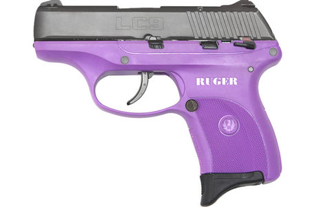 RUGER LC9 9mm Centerfire Pistol with Lady Lilac Purple Frame