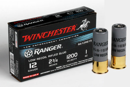 WINCHESTER AMMO 12 GA 2 3/4 Ranger Rifled Slug Low Recoil Load 5/Box