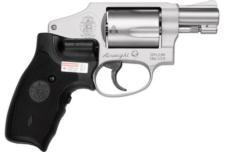 SMITH AND WESSON Model 642 38 Special Revolver with Crimson Trace Lasergrip (No Internal Lock)
