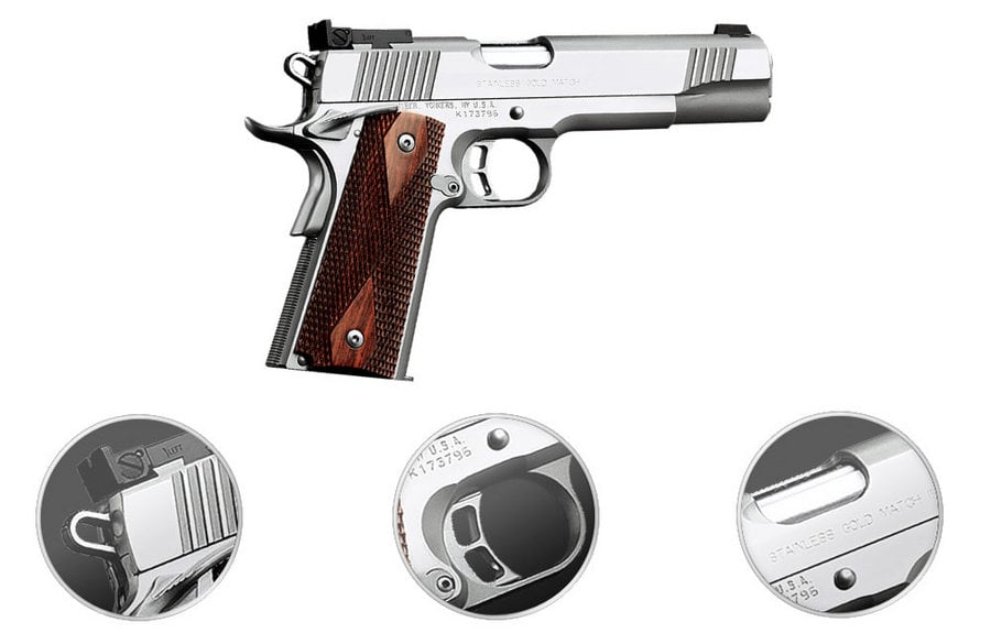 Kimber Stainless Gold Match II 45 ACP 1911 Pistol