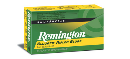 REMINGTON 12 Ga 2 3/4 Slugger Rifled Slugs 5/Box