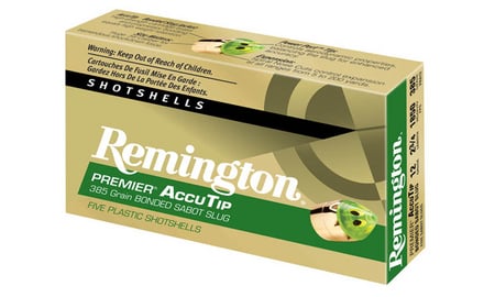 Remington 12 Ga AccuTip 2-3/4 Bonded Sabot Slugs 5/Box