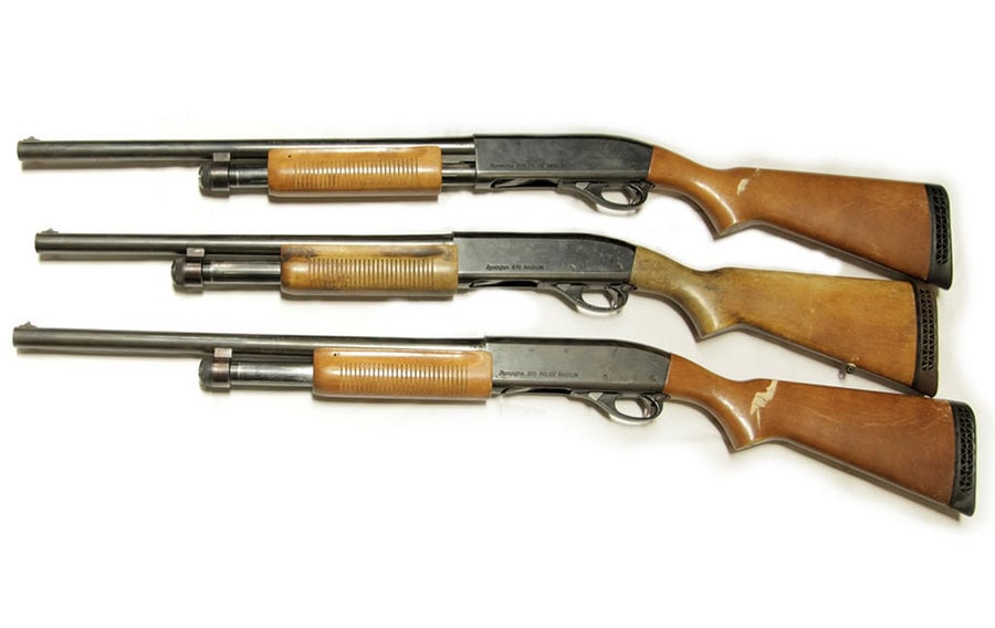 REMINGTON 870 MAGNUM 12GA POLICE TRADE IN SHOTGUNS