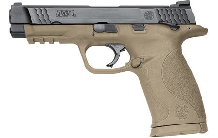 SMITH AND WESSON MP45 45 ACP FDE Pistol with Night Sights and Three Magazines