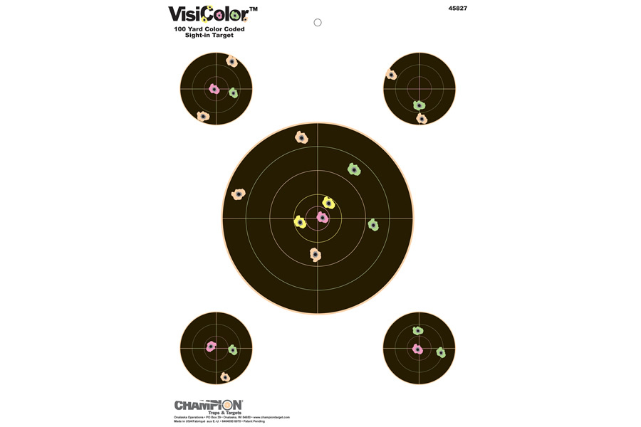 CHAMPION TARGET COMPANY VISICOLOR SIGHT-IN (8/PK)