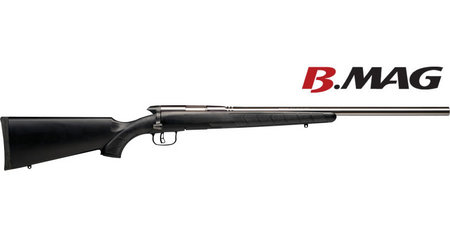 SAVAGE B.Mag 17 WSM Bolt Action Rimfire Rifle with Stainless Heavy Barrel