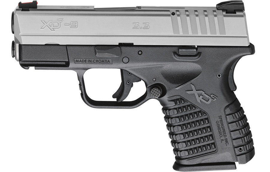 SPRINGFIELD XDS 3.3 SINGLE STACK 9MM BI-TONE