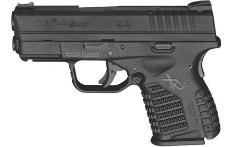 XDS 3.3 SINGLE STACK 45ACP BLACK