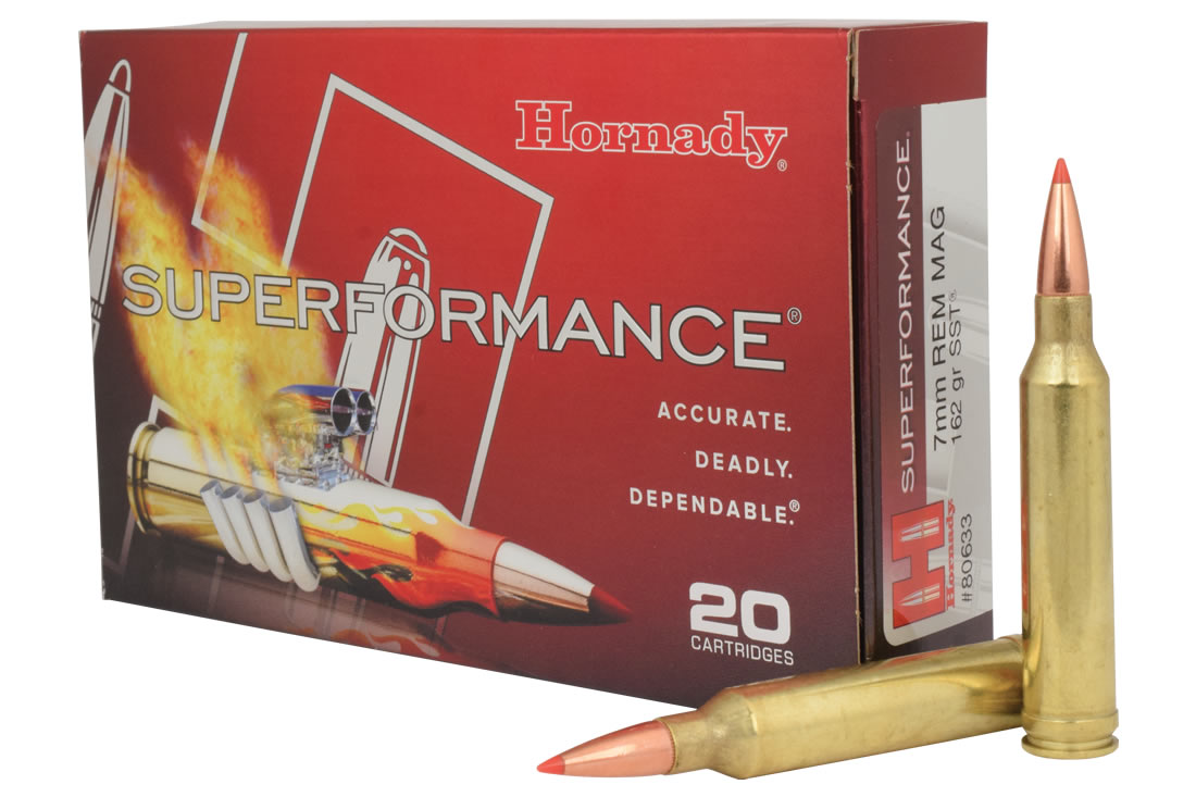 HORNADY 7MM REM MAG 162 GR SST SUPERFORMANCE