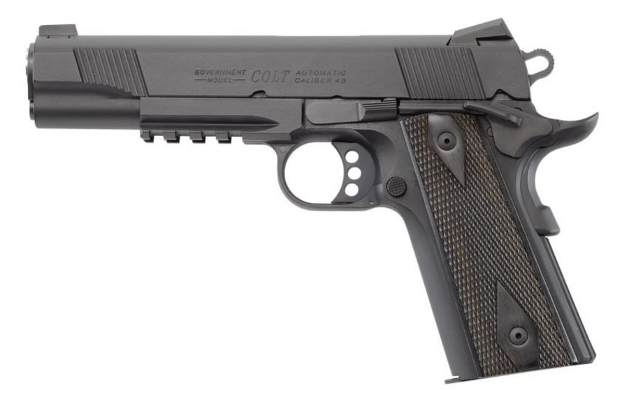 1911 45ACP GOVERNMENT MODEL WITH RAIL