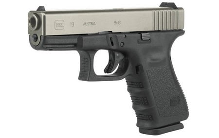 GLOCK 19 Gen3 9mm 15-Round Pistol with Nickel Boron Slide