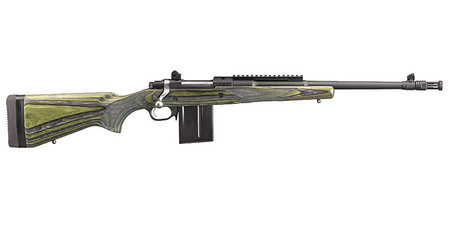 RUGER M77-GS 308 Gunsite Scout Rifle with Green Laminate Stock