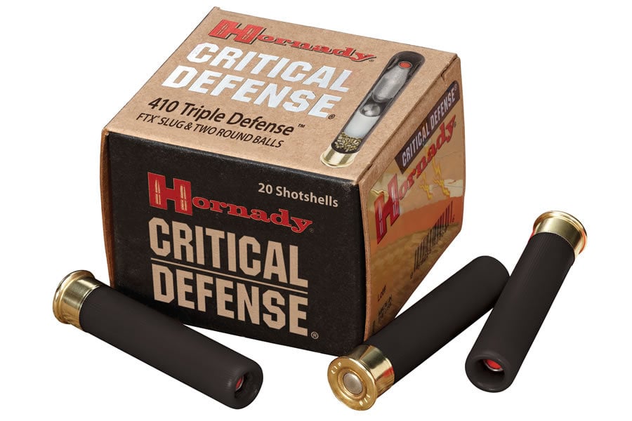 HORNADY 410 GA 2-1/2 IN TRIPLE DEFENSE CRITICAL DEFENSE