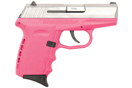 SCCY CPX-2 9mm Pink Pistol with Stainless Slide