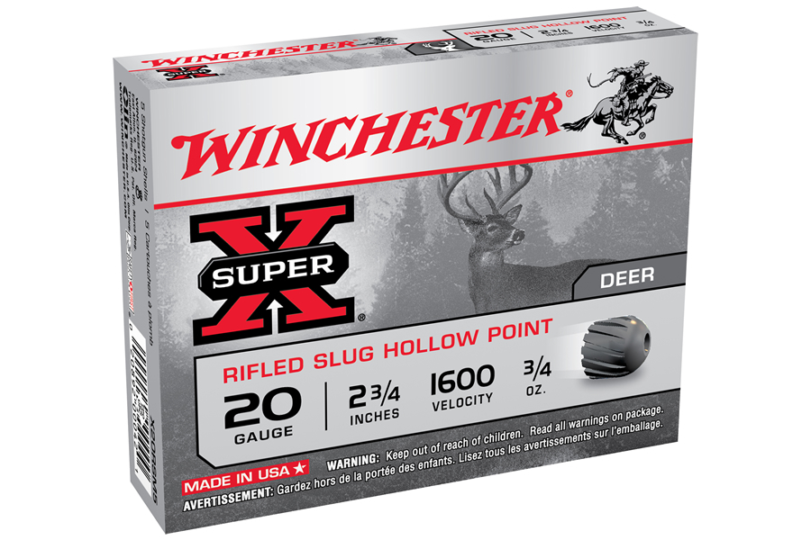 WINCHESTER AMMO 20 GA 2-3/4 IN 3/4 OZ FOSTER SLUG SUPER-X