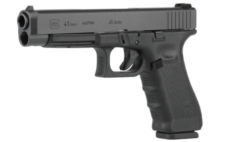 GLOCK 41 Gen4 45 Auto 10-Round Pistol with Adjustable Sights