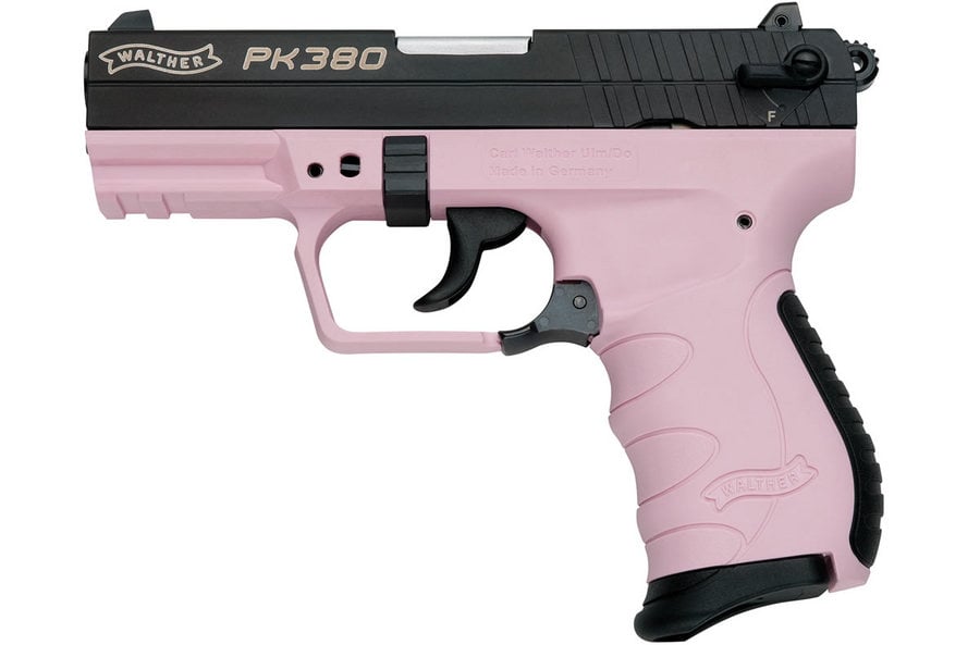 WALTHER PK380 380ACP WITH PINK FRAME