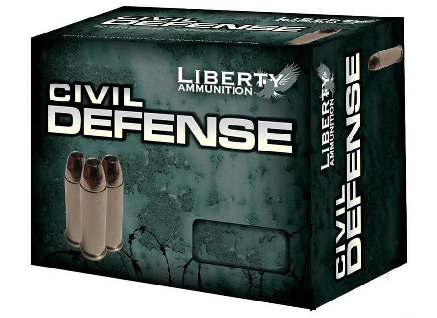 LIBERTY AMMO 9MM +P 50 GR HP CIVIL DEFENSE