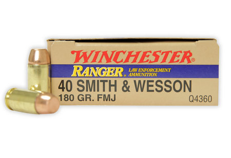 WINCHESTER AMMO 40SW 180 gr Ranger FMJ Police Trade 50/Box