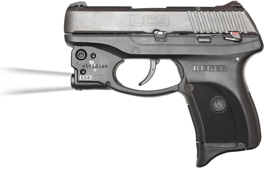 Ruger LC9 9mm Centerfire Pistol with Viridian RTL Taclight