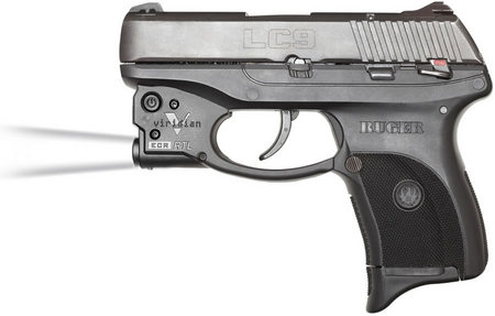 RUGER LC9 9mm Centerfire Pistol with Viridian RTL Taclight