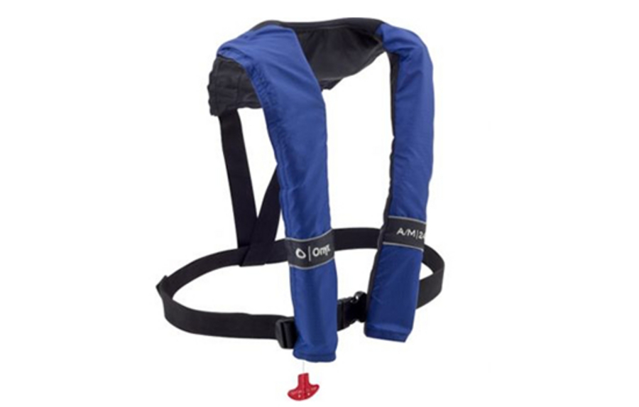ABSOLUTE OUTDOOR INC A/M 24 AUTO/MAN INFLATABLE VEST BLUE Vance Outdoors