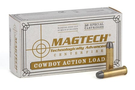 Magtech 45 Colt 250 gr Lead Flat-Nose Cowboy Action 50/Box