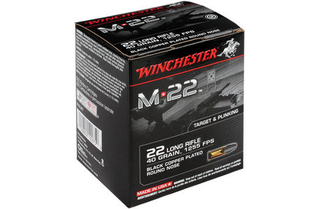 Winchester 22 LR 40 gr Round Nose M-22 500/Box