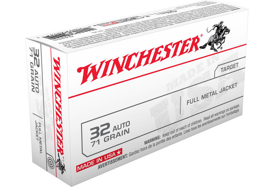 WINCHESTER AMMO 32 AUTO 71 GR FMJ