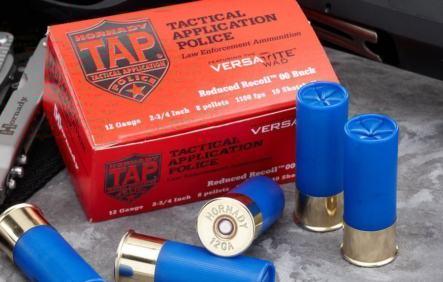 Hornady 12 Ga 2 3/4 TAP Reduced Recoil 00 Buck 10/Box