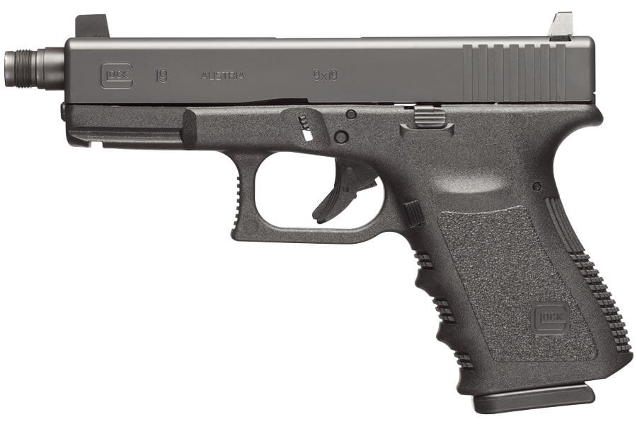 Glock 19 Gen3 9mm 15-Round Pistol with Threaded Barrel