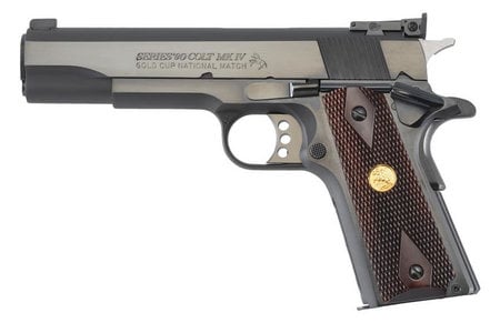 COLT Gold Cup National Match 45 Auto Series 80 MK IV with Blued Finish