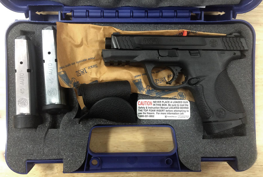 SMITH AND WESSON MP45 45 AUTO POLICE TRADE-INS